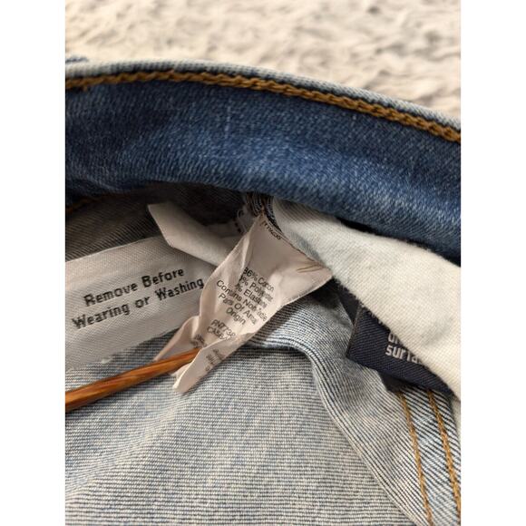 Madewell Jeans Women 28 Blue High Rise Skinny Distressed Stretch Normcore Grunge - Picture 5 of 10